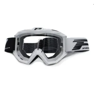 Óculos PROGRIP 3201-101 Branco + Lente Transparente