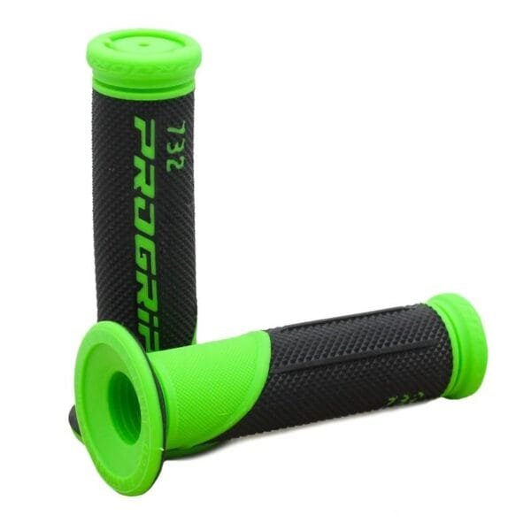 Punhos para Scooter PROGRIP 732-295 Verde Fluorescente e Preto